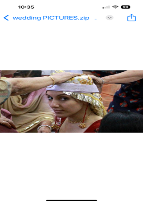 Kashmiri Pandit wedding attire